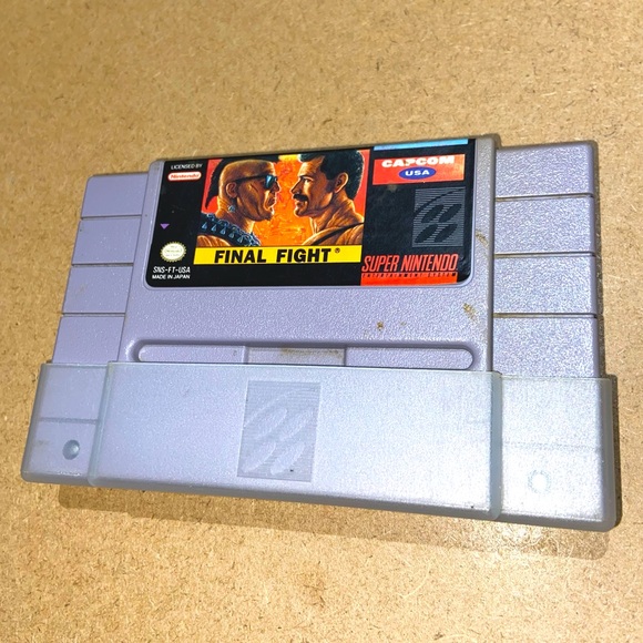 VINTAGE SUPER NINTENDO SNES Final Fight Capcom USA Video Game - Picture 1 of 8